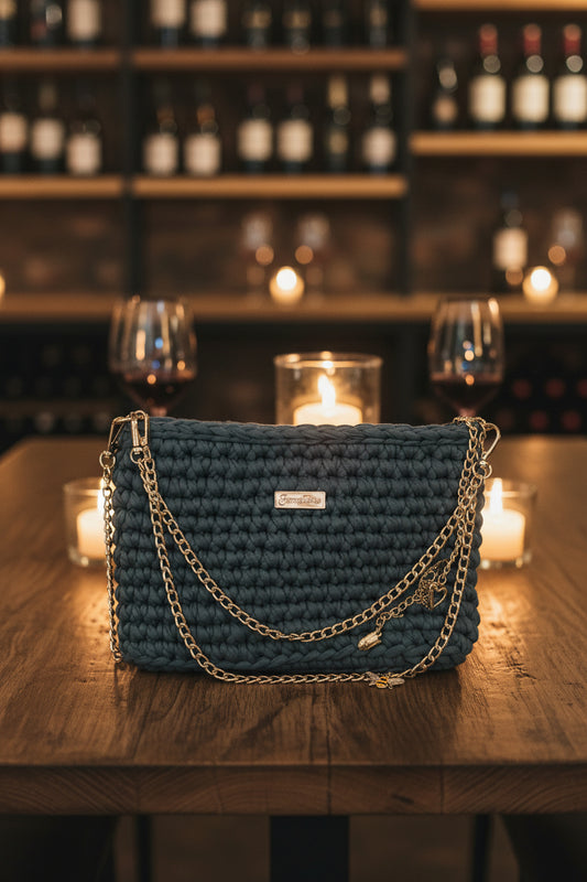 Khaki green evening medium clutch bag